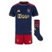 Ajax Steven Bergwijn #7 kläder Barn 2022-23 Bortatröja Kortärmad (+ korta byxor)